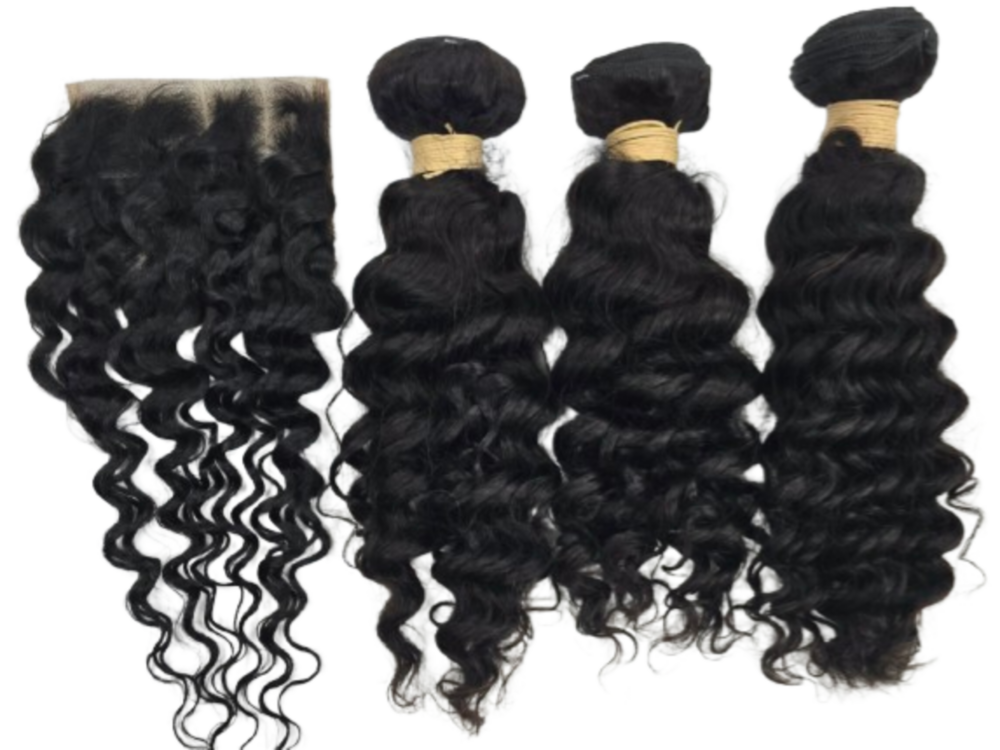 Deep Wave 16" 3 Bundles with Closure